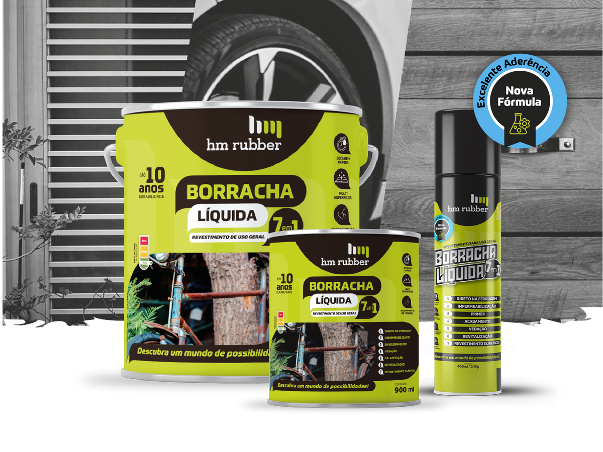 Borracha Líquida 7 em 1 - GALÃO 3,6L