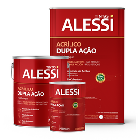 Tinta acrílica dupla ação premium aveludado Alessi