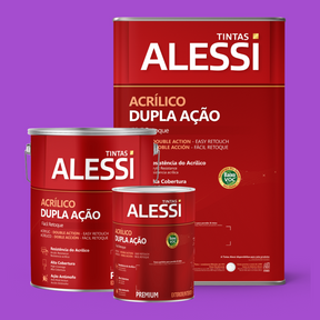 Tinta acrílica dupla ação premium aveludado Alessi