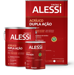 Tinta acrílica dupla ação premium aveludado Alessi